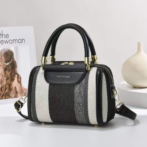 Stylish Stripe Handbag