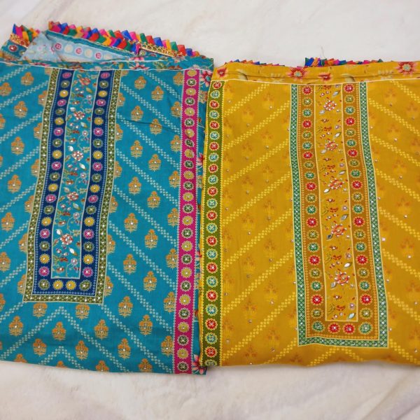 Indian chunri silk.
