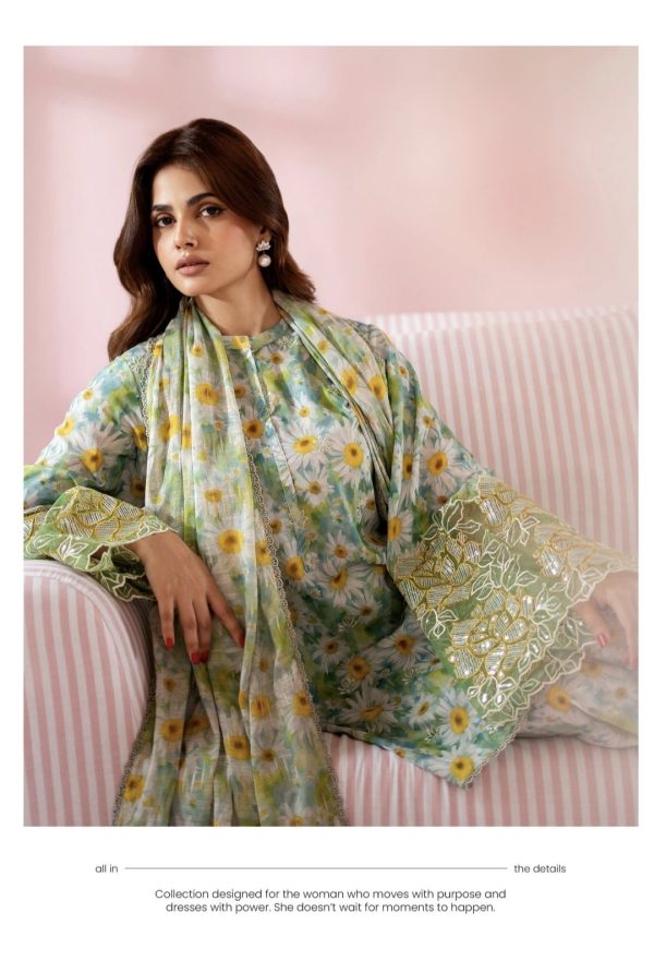 Pakistani Branded Cotton Dress.(অর্ডার করতে কালার সিলেক্ট করুন)